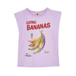 FARM Rio Going Bananas Graphic Print Muscle Tank Top - XS, Tropical